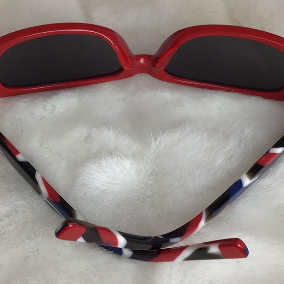 Missoni DESIGNER SUNGLASSES RED FACE FRAMING - Picture 6 of 8